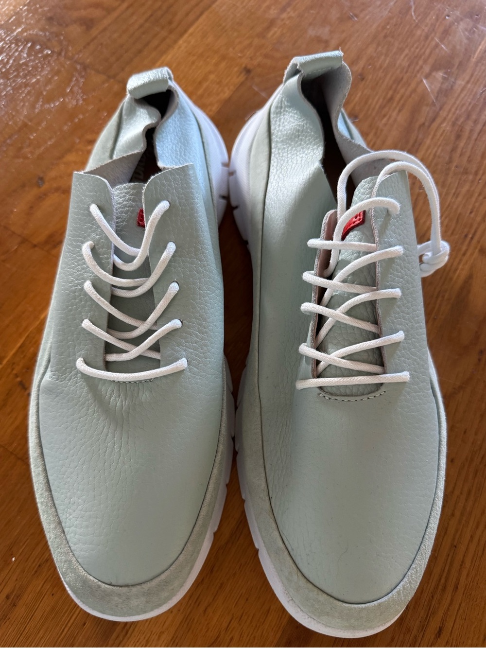 Men’s Savalé Glover in Pale Aqua Full-Grain Leather size 9